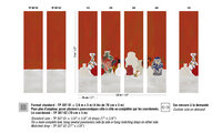 Elitis Tigre et dragon Behang&nbsp;Flower Power behang collectie TP_307_01