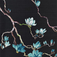 Phillip Jeffries Blossom Behang Multicolor Midnight 6406