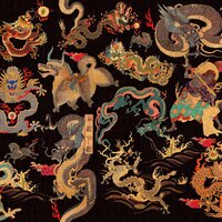 Mind the Gap DRAGONS OF TIBET behang