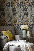Mind the Gap Fleurs D&#039;iris Aquamarine behang