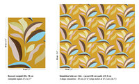 Elitis Nid d&#039;oiseau Behang&nbsp;Flower Power behang collectie TP 300 04