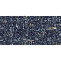 Les Dominotiers Wild Story behang Midnight DOM 307-1 wild-story-midnight