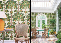 Cole and Son Orange Blossom behang 117-1001 Seville behang collectie