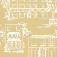 Little Greene Hampstead behang - Yellow Apple