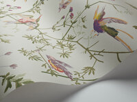 cole and son hummingbirds behang 100/14070 behang detail