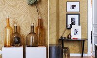Arte Sabal behang goud palmen 75205