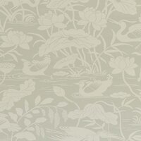 GP &amp; J Baker Heron &amp; Lotus Flower Behang Signature Wallpapers 2 BW45089/3