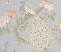 Little Greene Pavona Behang Peacock National Trust Papers&nbsp;Pearle