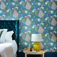 Little Greene Pavona Behang Peacock National Trust Papers&nbsp;