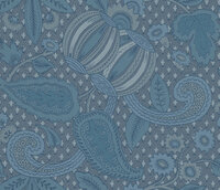 Little Greene Pomegranate Behang National Trust Papers&nbsp;Blue Scale