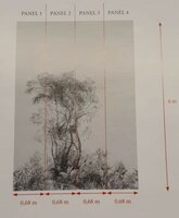behang arte tropic zilver