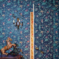 behang cole and son hummingbirds archive anthology indigo sfeer 2