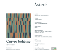Aster&eacute; Lit De Parade Behang 01 AST_NT_005_01