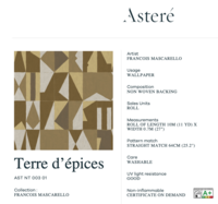 Aster&eacute; Alphabet Behang 01 AST_NT_003_01