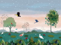 Villa Nova Dusky Amazon Wall Mural Behang W574/01