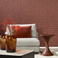 ARTE Croc Behang - Dark Brick 22080