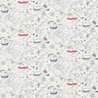 behang little sanderson Treasure Map vanilla multi