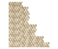 ARTE Cubic Behang - Burnt Sienna