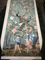 Papiers de Paris Chinoiserie behang blauw