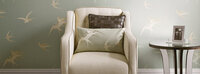 sanderson swallow behang sfeer