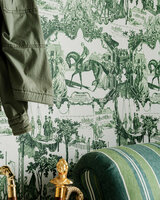 Mind the Gap Grand Prix Behang WP20636 green sfeer
