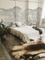 Coordonne Waves Behang Linnen A00335