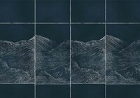 Coordonne Waves Behang - Silver 9600501