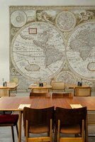 Coordonne Historical Map Papyrus Behang - Linnen