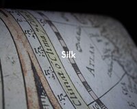 Coordonne Historical Map Papyrus Behang - Zijde