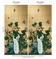 Feathr Vera&#039;s Garden Gold FE31607 chinoiserie behang opbouw