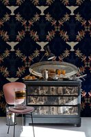 Coordonne Neorococo Navy Behang 8800065