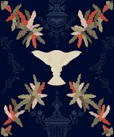 Coordonne Neorococo Navy Behang 8800065