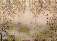 Coordonne Lotus Autum Behang - Linnen A00314