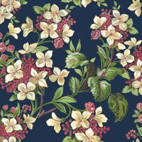 Coordonne Flowery Navy Behang 8800042