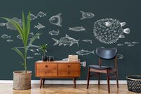 Coordonne Sea Current Behang 9500602