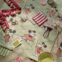 Sanderson Mickey At The Farm Behang 217266