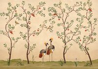 coordonne crowned-crane-behang nacre