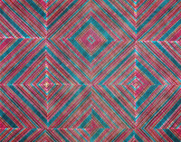 Het behang Pierre Frey Socorro heeft geometrisch motief ge&iuml;nspireerd op de cultuur van de Maya&#039;s en past perfect 