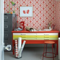 Behang Little Greene Lavaliers Atomic Luxury By Nature sfeer 2
