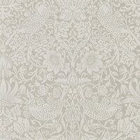 Behang Morris &amp; Co. Pure Strawberry Thief DMPU216017 - Pure Morris Collectie Luxury By Nature