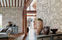 Behang Morris &amp; Co. Pure Bachelors Button  - Pure Morris collectie Luxury By Nature sfeer