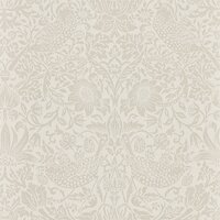 Behang Morris &amp; Co. Pure Strawberry Thief DMPU216020 - Pure Morris Collectie Luxury By Nature