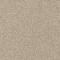 Behang Morris &amp; Co. Pure Strawberry Thief DMPU216019 - Pure Morris Collectie Luxury By Nature
