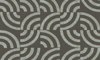 Arc 47511 tegelpatroon ronde vorm bruin groen Luxury by nature