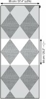 Rhombus behang Texam Home patroon Organic Collectie