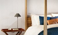 Arte Flamant behang Pied de poule behangpapier Caractere Luxury By Nature sfeer