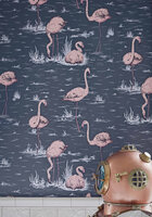 Cole &amp; Son Flamingos behang Icons behangpapier