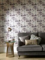 1838 Wallcoverings Prior Park Behang - Pink