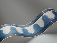 Cole and Son Zellige border 113-12036 Martyn Bullard detail