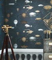 Fornasetti Macchine Volanti Behang Cole and Son 97-1002